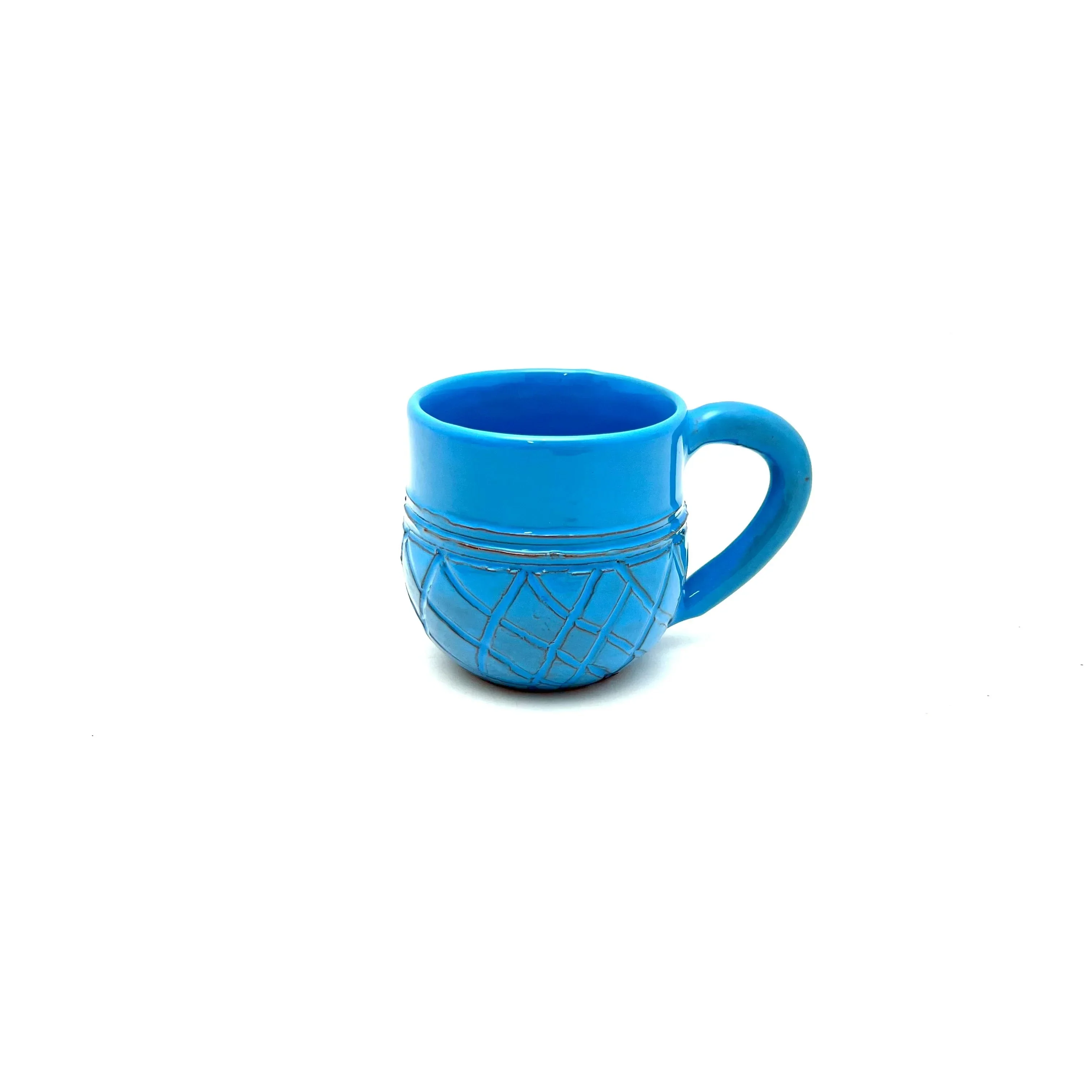 Short Ananas Mug- Sky Blue - Image 2