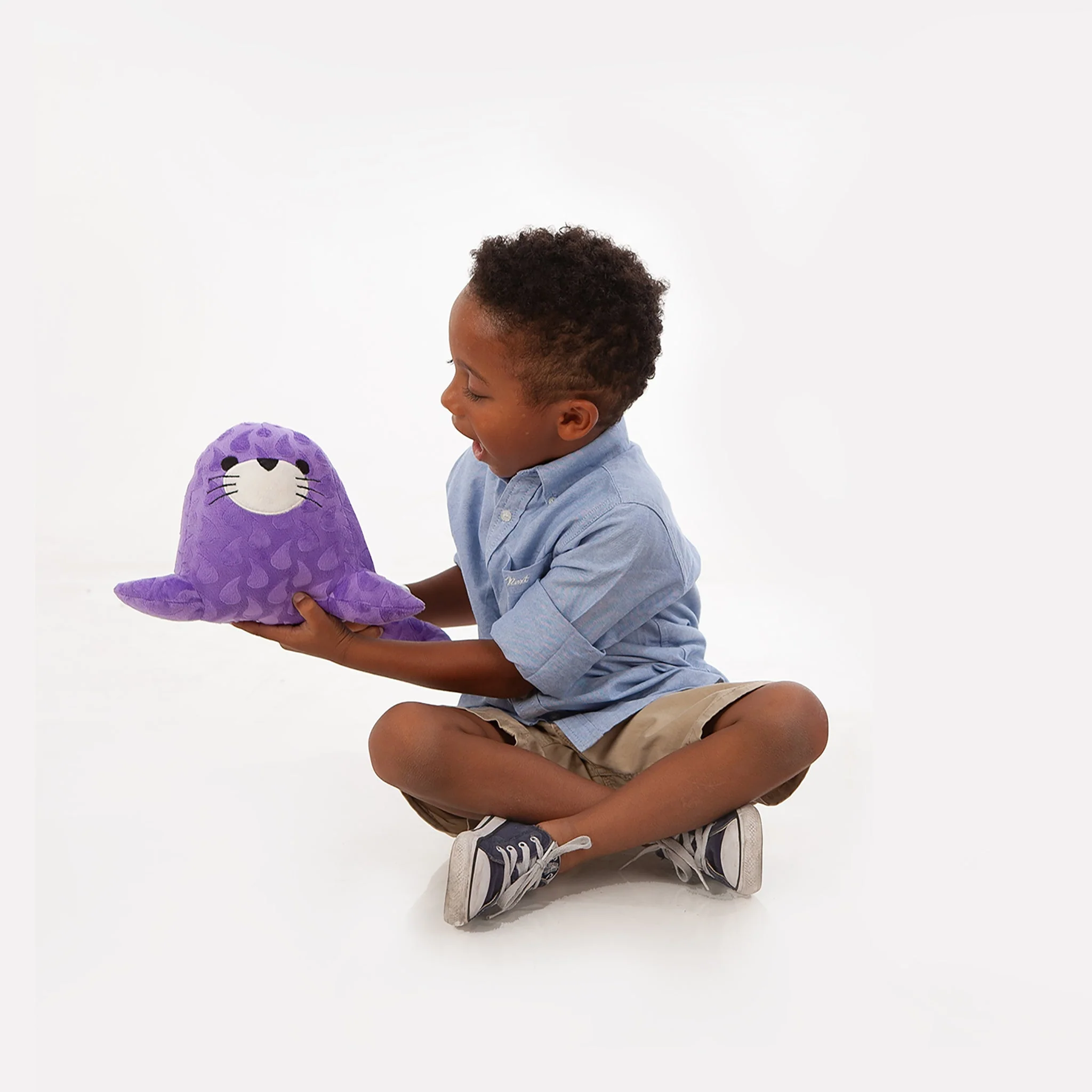 Shui, Spotted Seal Plush Toy by Worldwide Buddies - Image 2