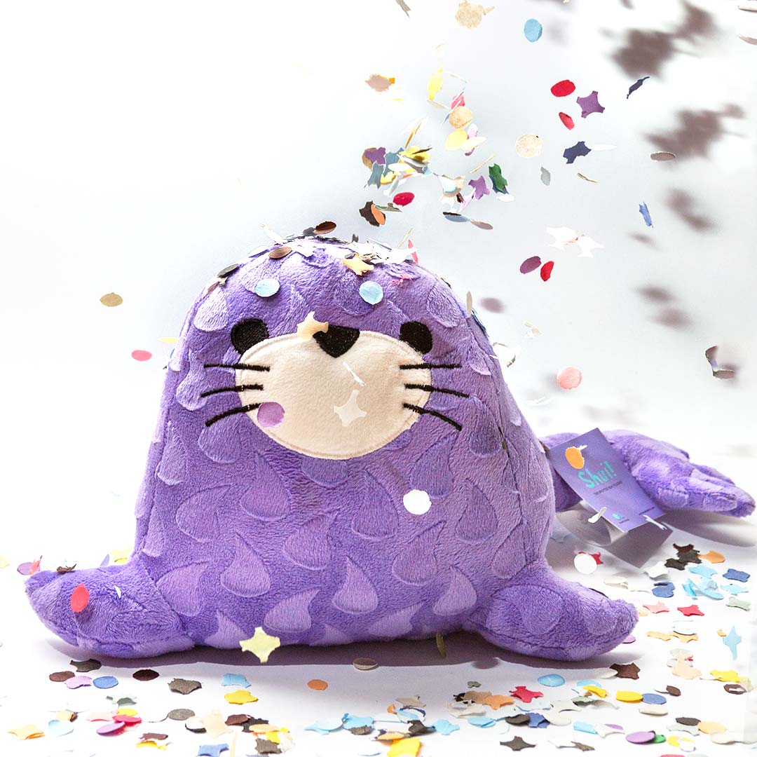 Shui, Spotted Seal Plush Toy by Worldwide Buddies - Image 4