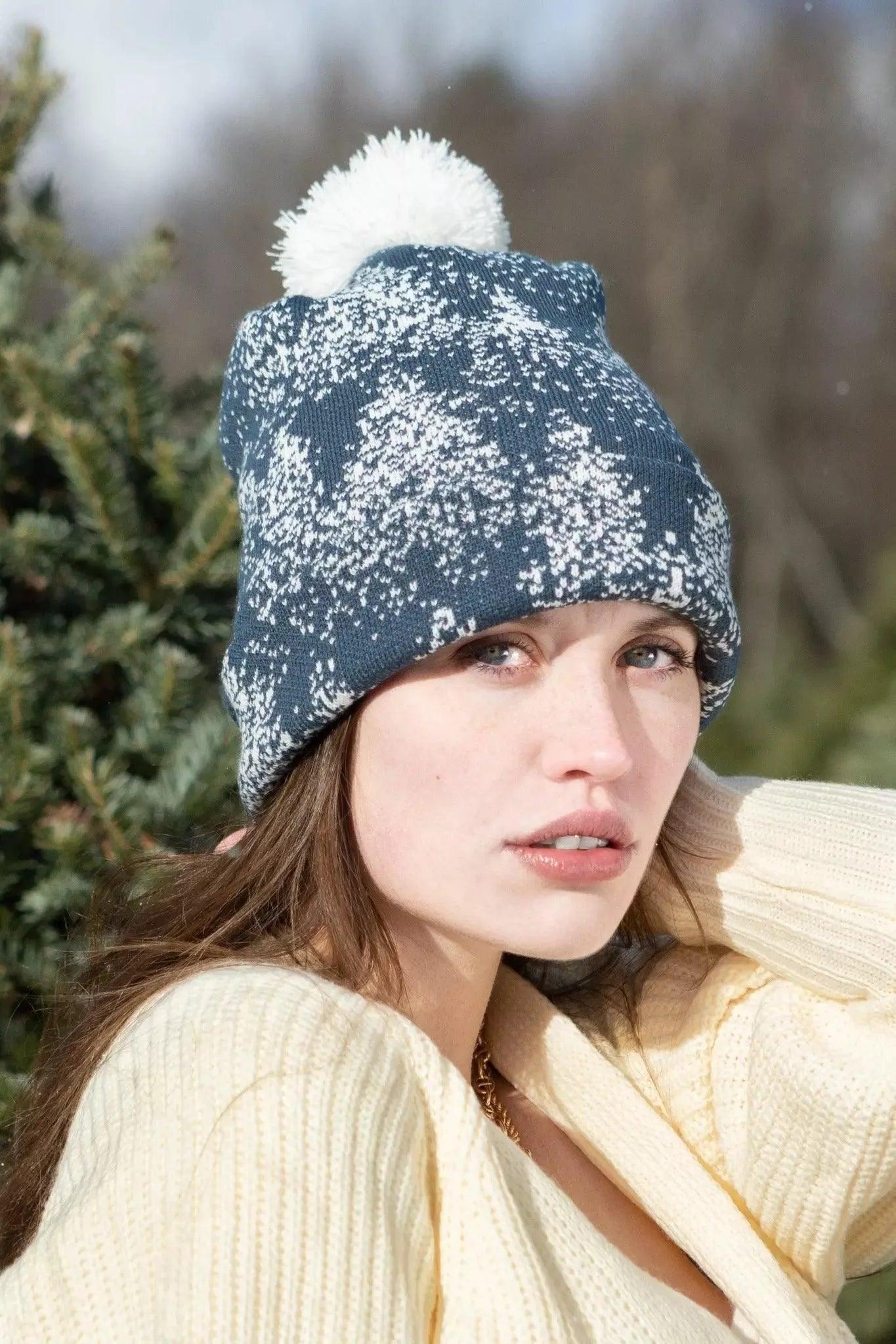 Siberian Spruce Winter Hat with Pom Pom - Image 2
