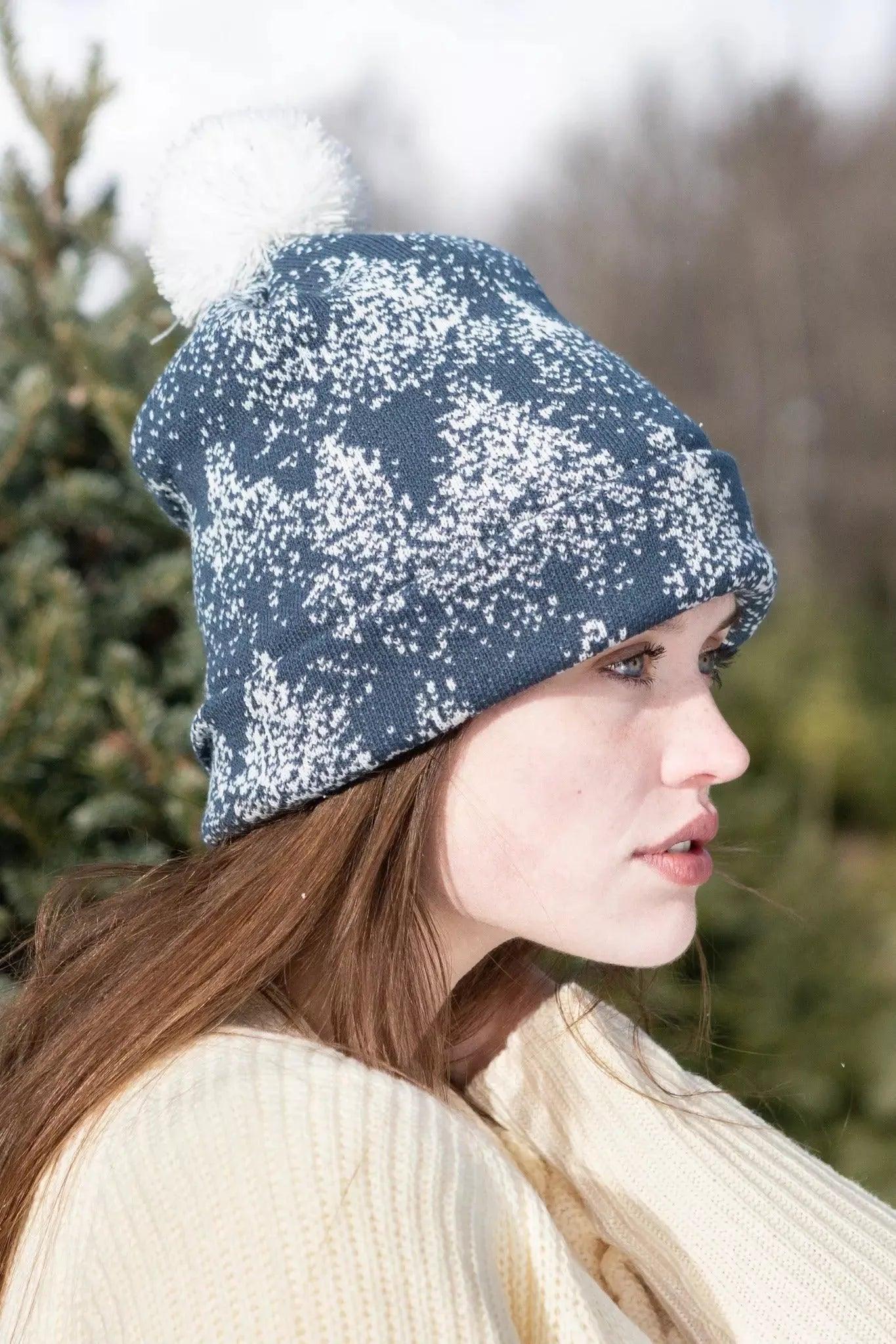 Siberian Spruce Winter Hat with Pom Pom - Image 3