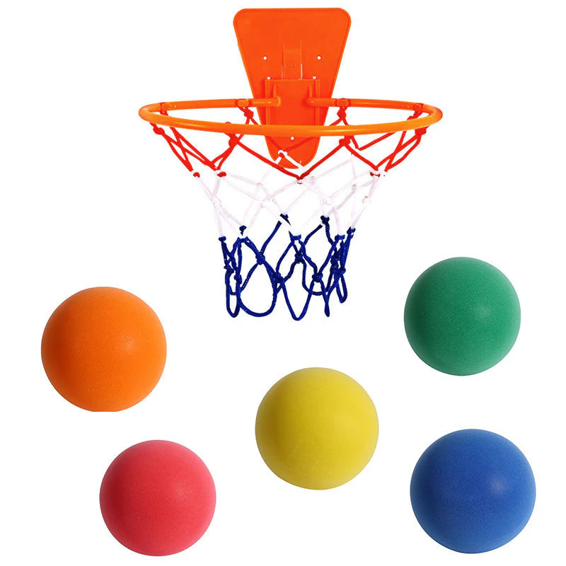 Silent High Density Foam Sports Ball Indoor Mute Basketball Soft Elastic Ball Children Sports Toy Games - Image 6