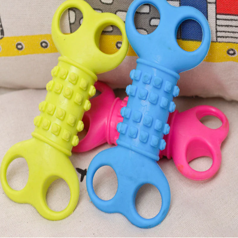 Silicone Bone Shape Chewing Toy Dog Pet - Image 2