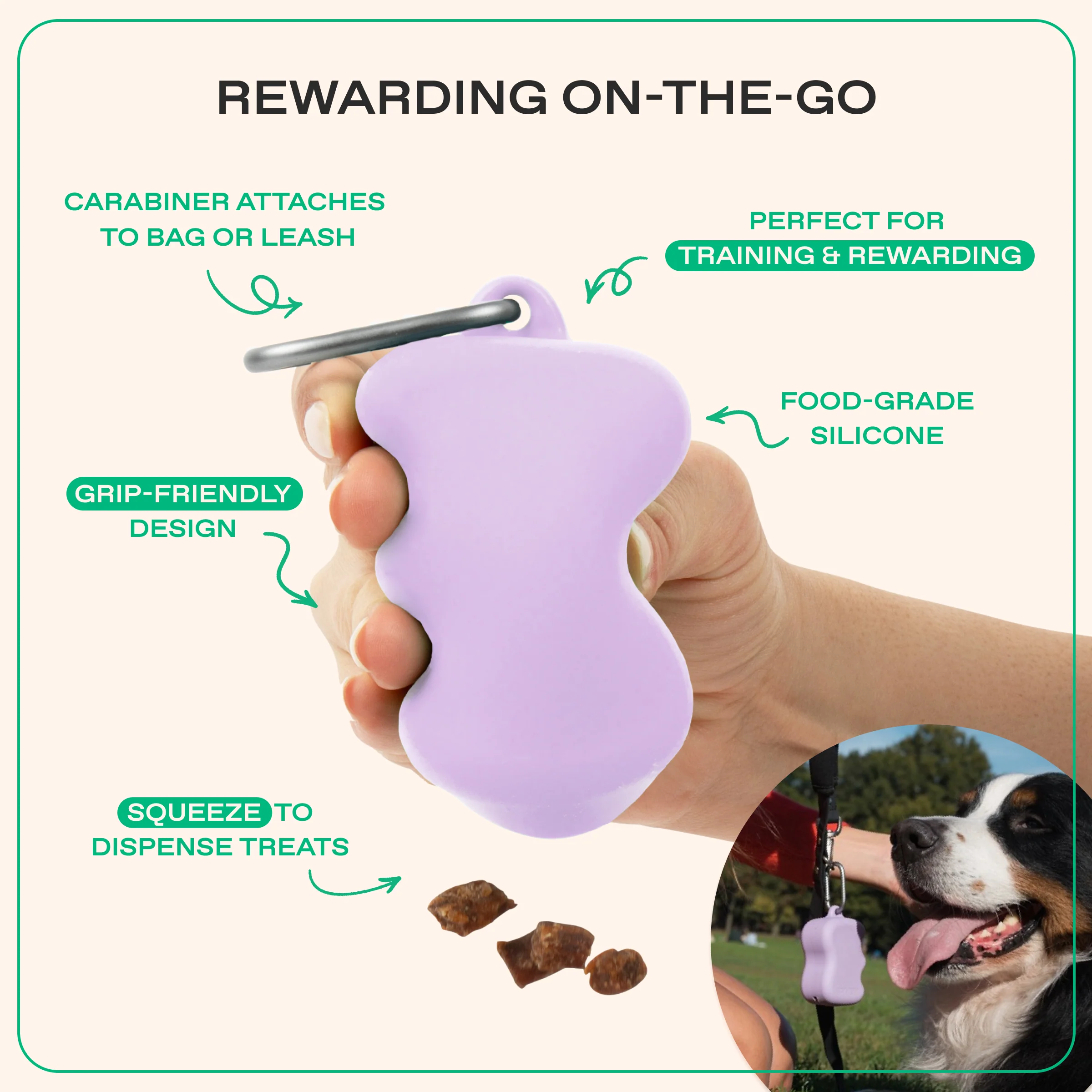 Silicone Dog Treat Dispenser - Image 3