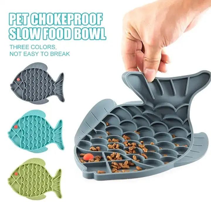 Silicone Pet Dogs Slow Food Plate - Image 2