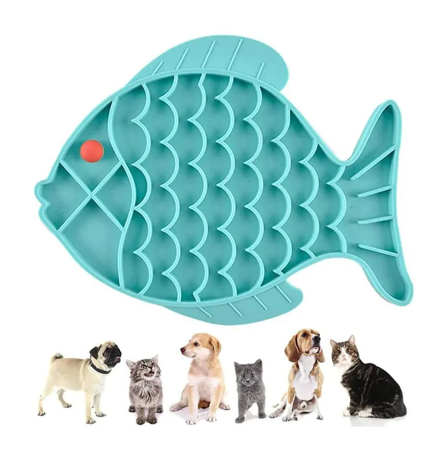 Silicone Pet Dogs Slow Food Plate - Image 3