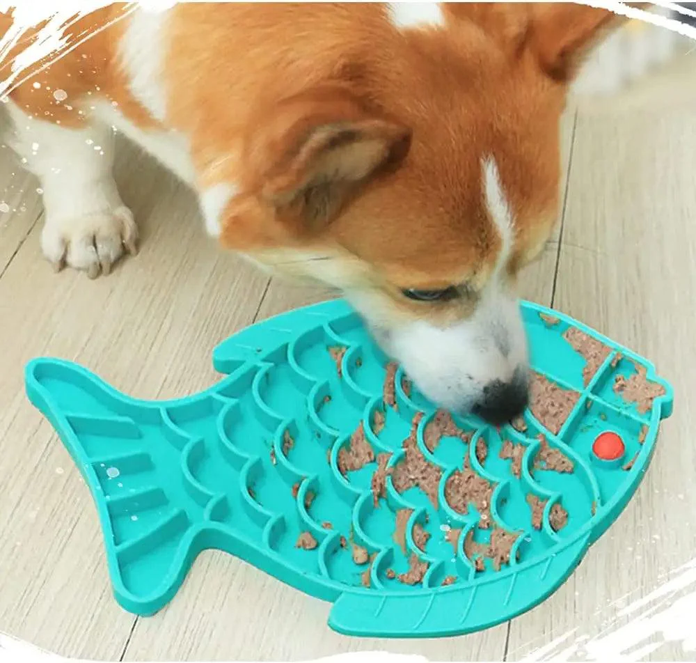 Silicone Pet Dogs Slow Food Plate - Image 8