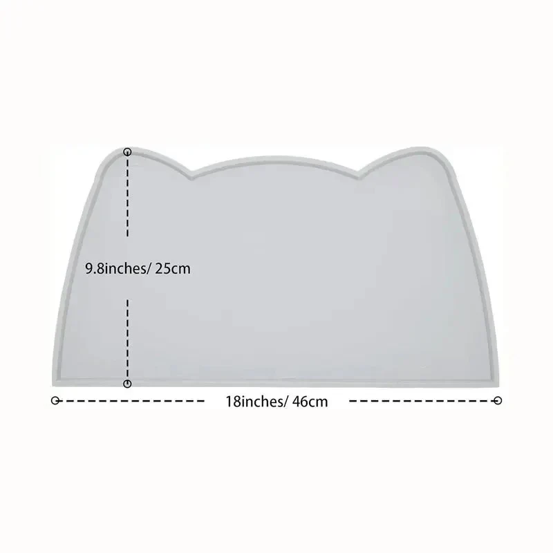 Silicone Pet Feeding Mat – Waterproof & Non-Slip Dog Bowl Mat - Image 7