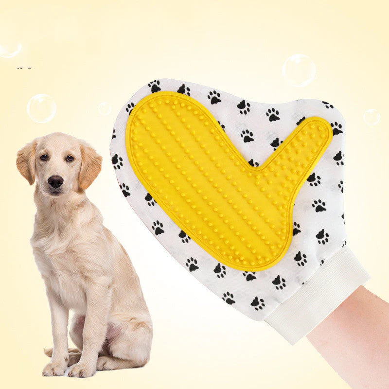 Silicone Pet Hair Deshedding Gentle Glove - Image 3