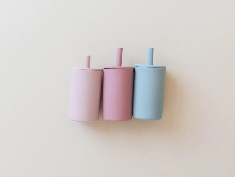 Silicone Straw Cup for Babies & Toddlers - more colors - Image 3