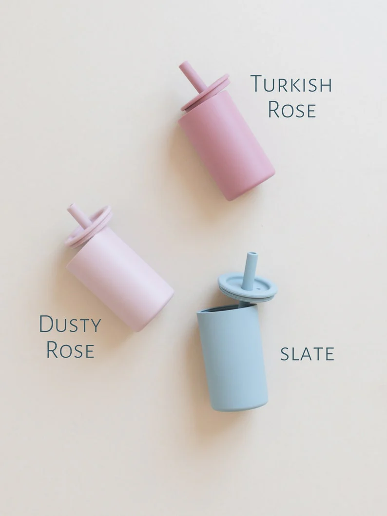 Silicone Straw Cup for Babies & Toddlers - more colors - Image 5