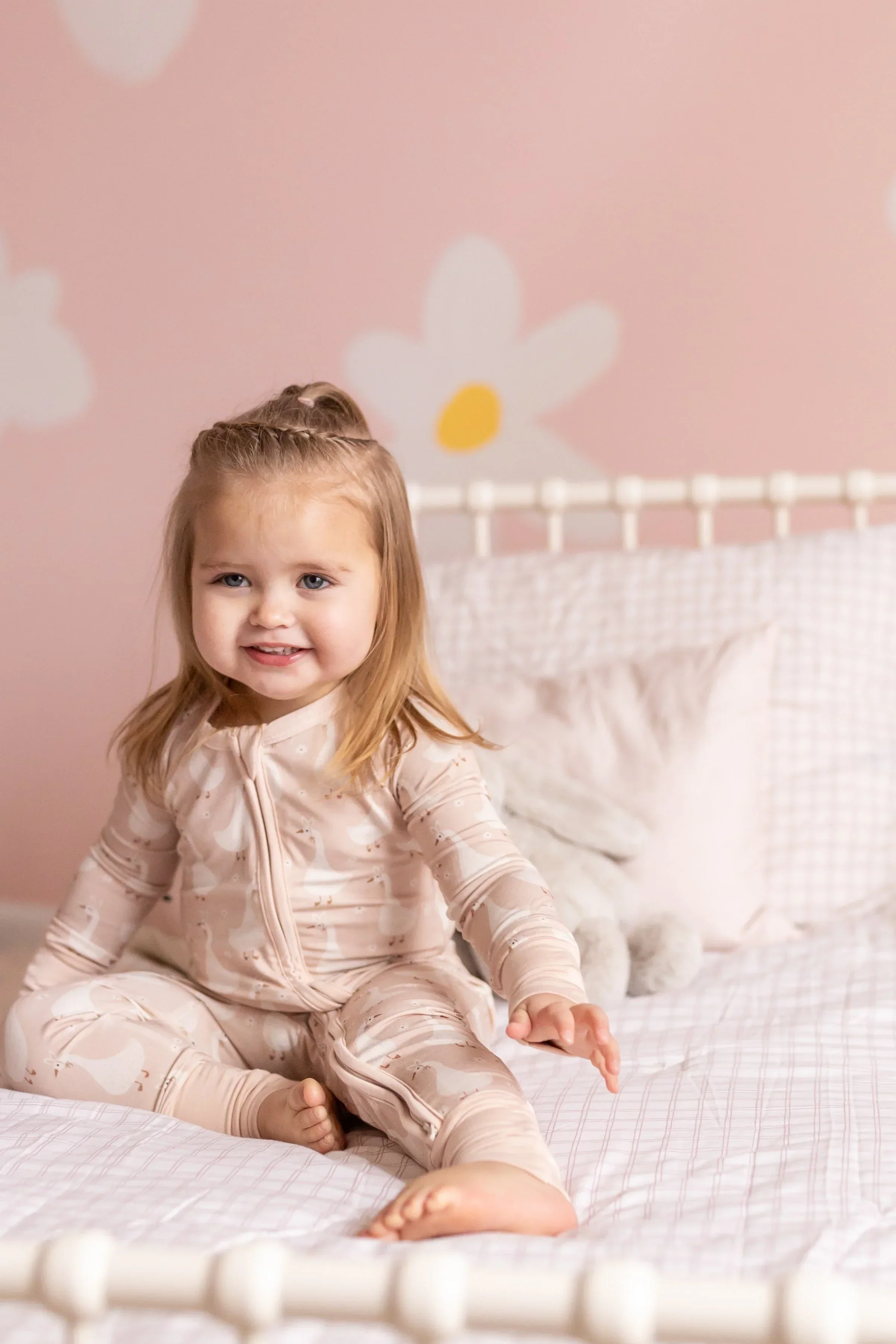 Silly Goose on the Loose Bamboo Zippy Romper - Image 11