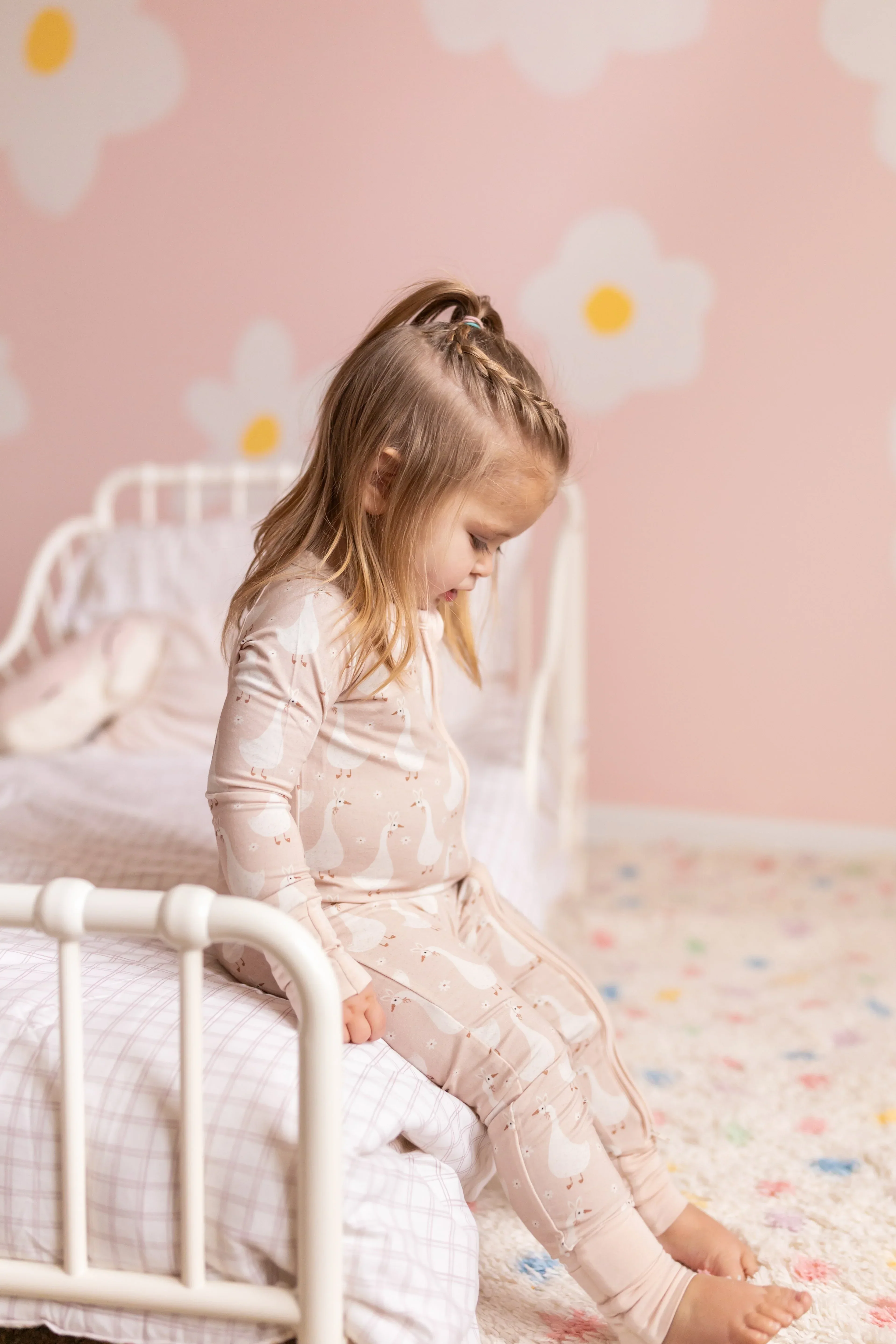 Silly Goose on the Loose Bamboo Zippy Romper - Image 14