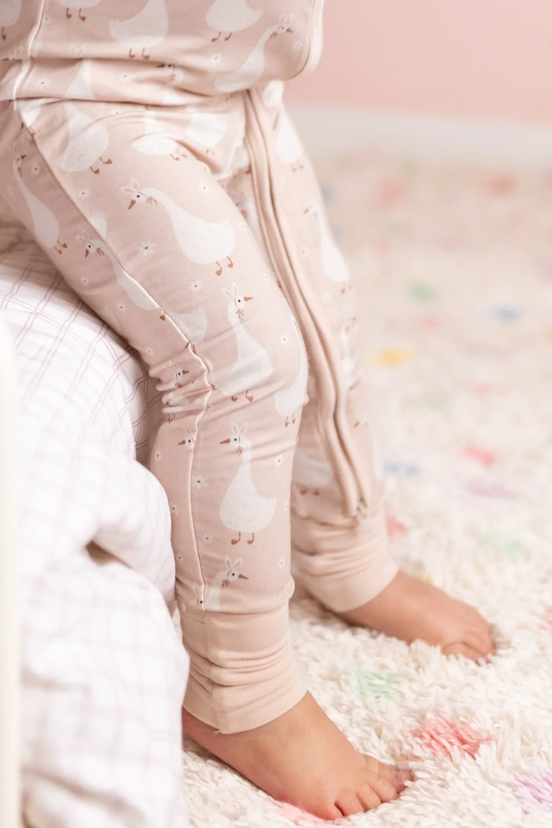 Silly Goose on the Loose Bamboo Zippy Romper - Image 15