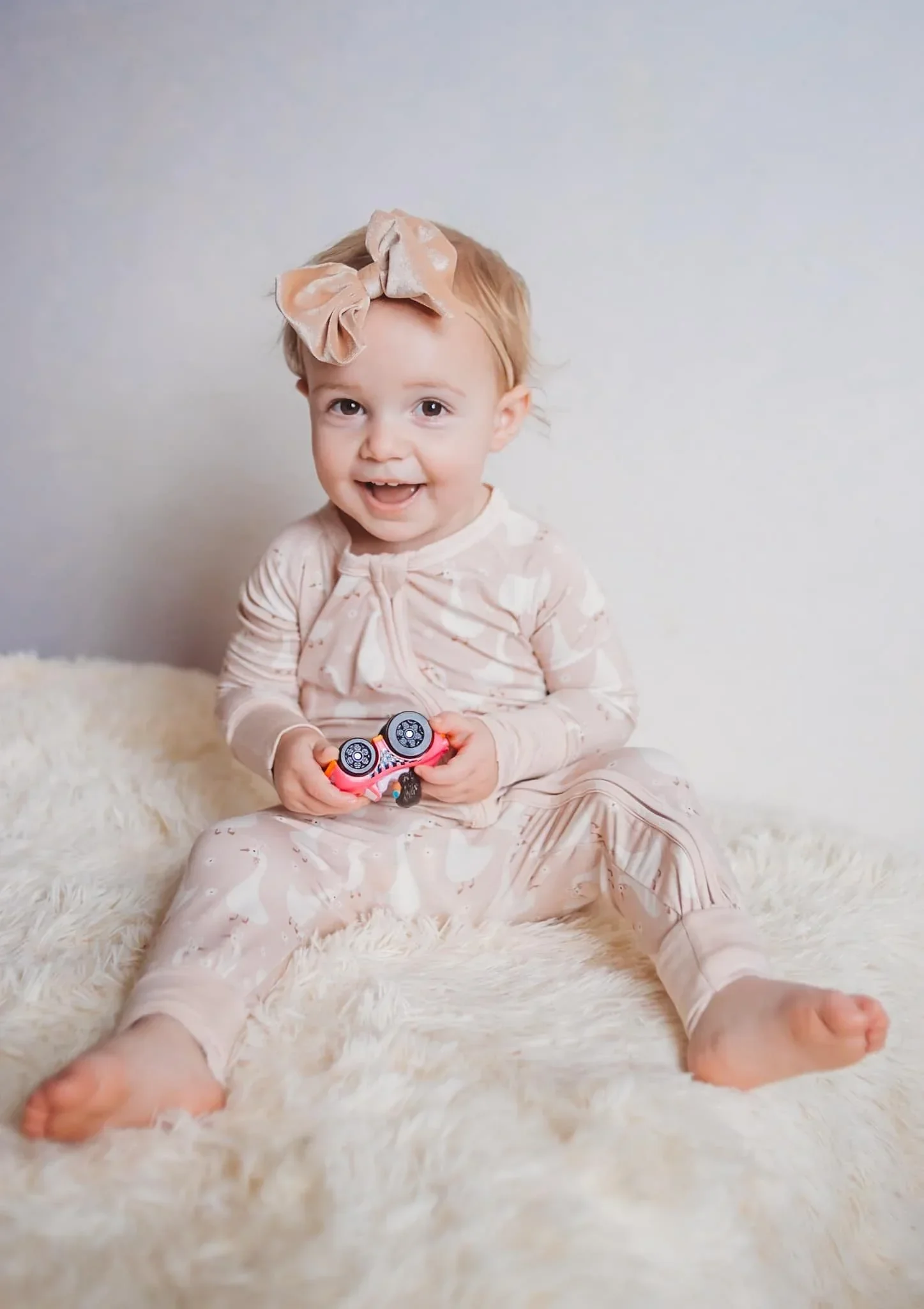 Silly Goose on the Loose Bamboo Zippy Romper - Image 27