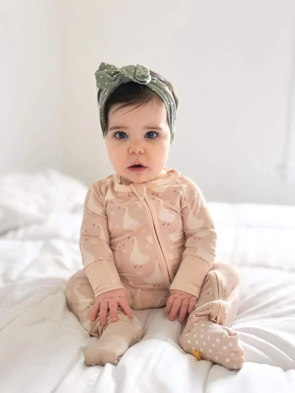 Silly Goose on the Loose Bamboo Zippy Romper - Image 29