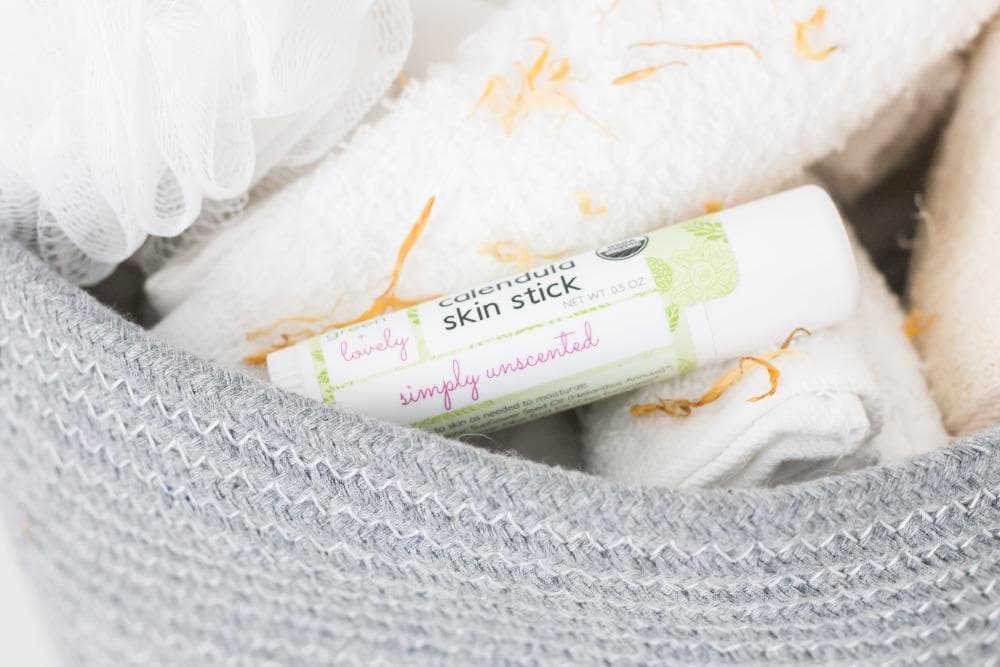 Simply Unscented Calendula Skin Stick - Organic Lotion Stick - Travel Size - Image 2