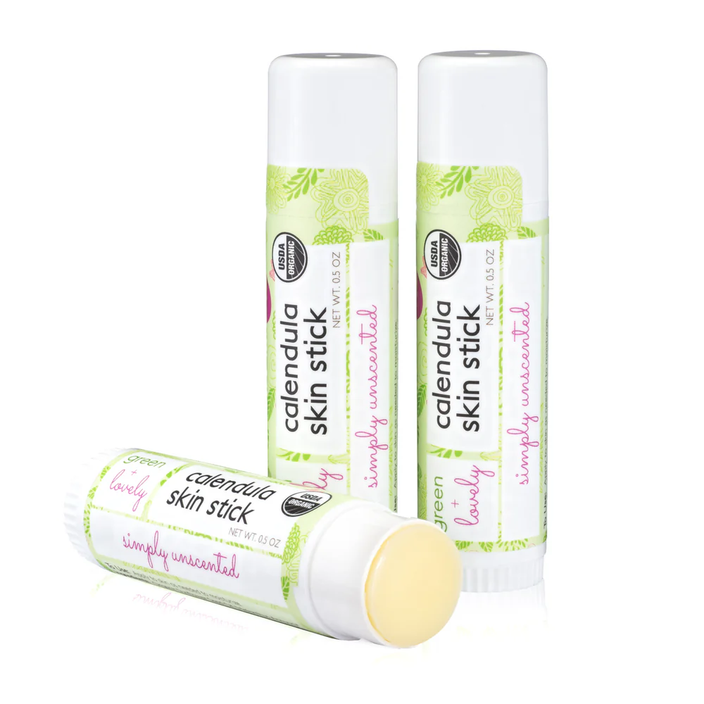 Simply Unscented Calendula Skin Stick - Organic Lotion Stick - Travel Size - Image 4