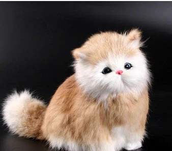 Simulation Animal Model Cat Plush Children's Toy Toy Doll - Image 4