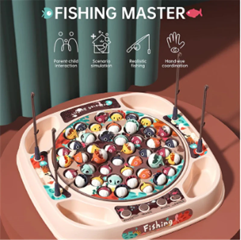 Simulation Baby Fishing Toy Children's Electric Rotating - Image 2