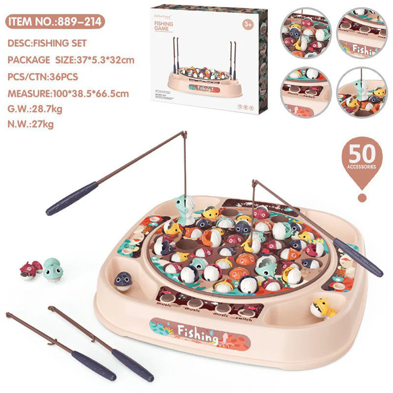 Simulation Baby Fishing Toy Children's Electric Rotating - Image 6