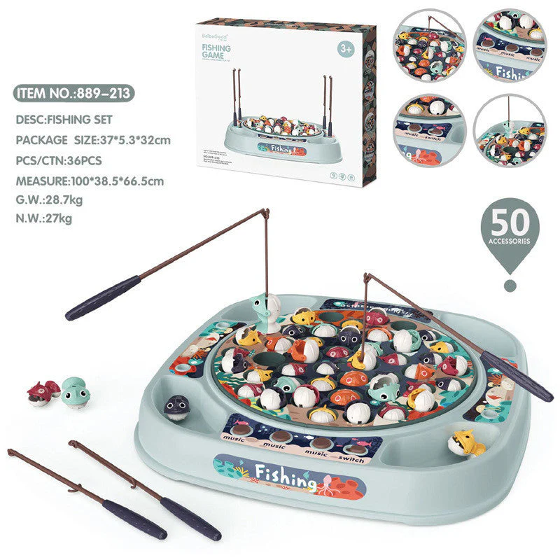 Simulation Baby Fishing Toy Children's Electric Rotating - Image 7