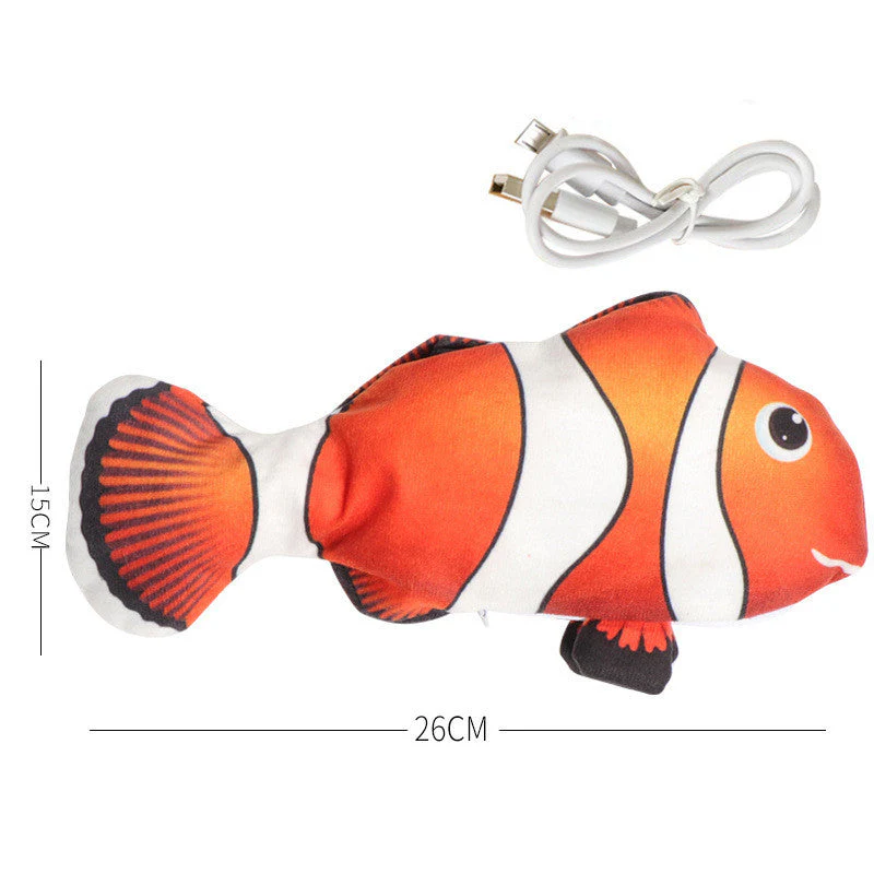 Simulation Fish Toy, Electric Cat Toy, Usb Charging, Beating Fish Plush Toy - Image 6
