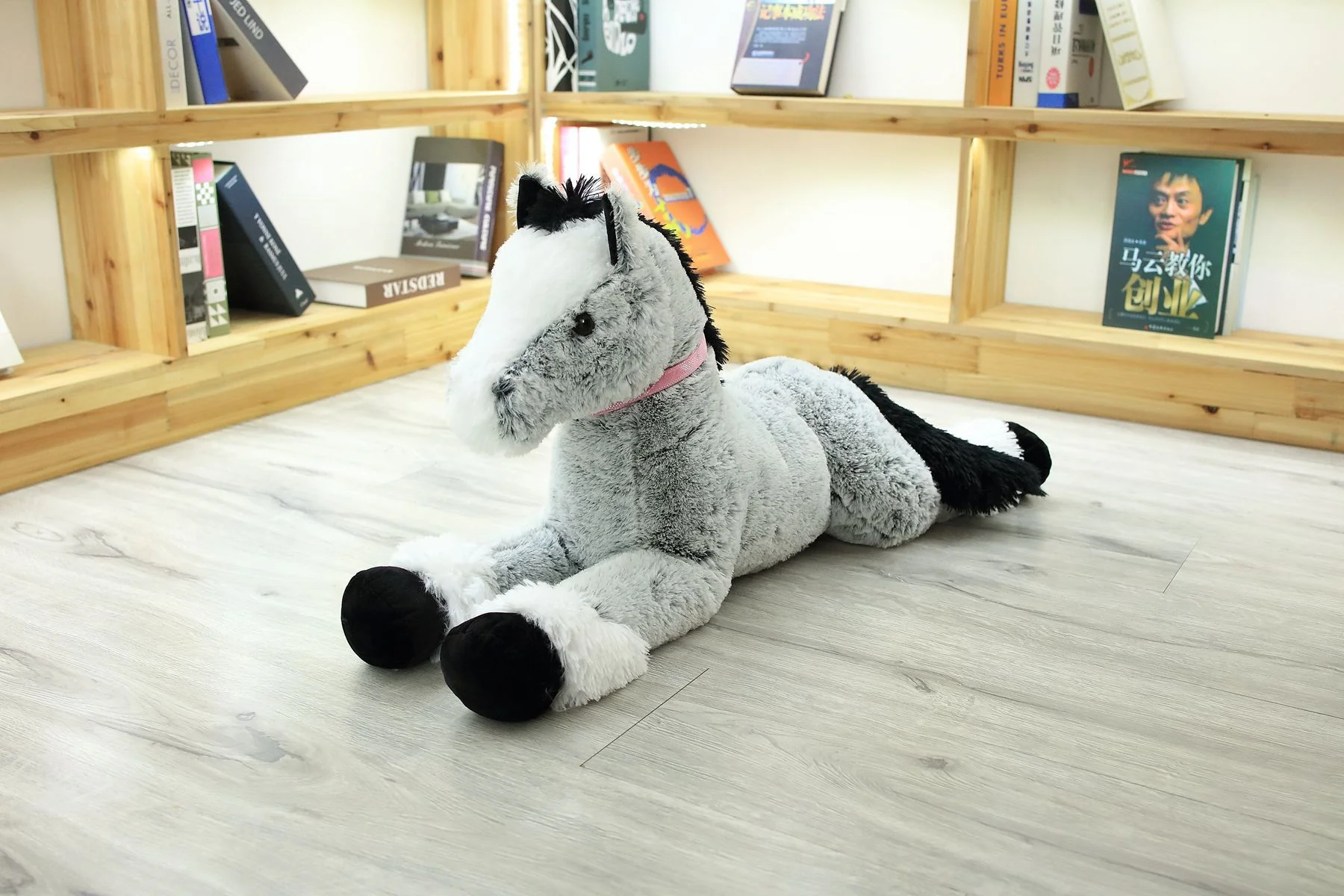 Simulation lying horse pillow plush toy - Image 12
