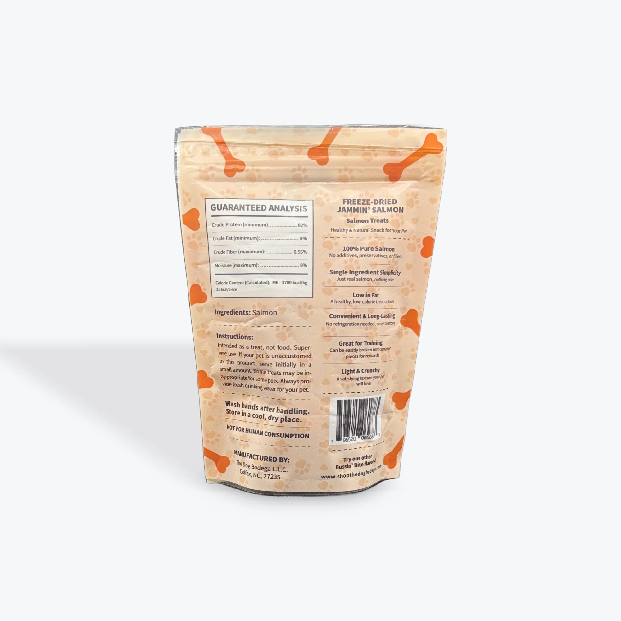 Single Ingredient, High Value Freeze-Dried Training Treats for Dogs & Cats - Salmon - Image 2