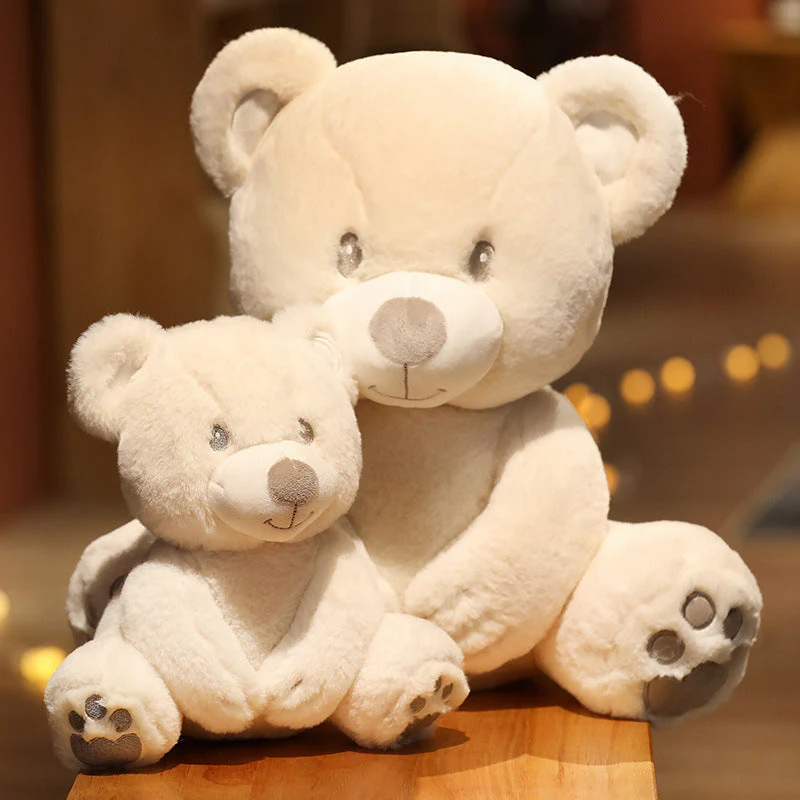 Sitting Little Stupid Bear Doll Plush Toy - Image 4