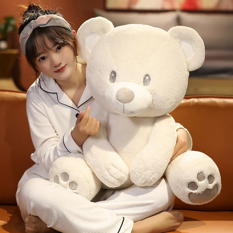 Sitting Little Stupid Bear Doll Plush Toy - Image 5