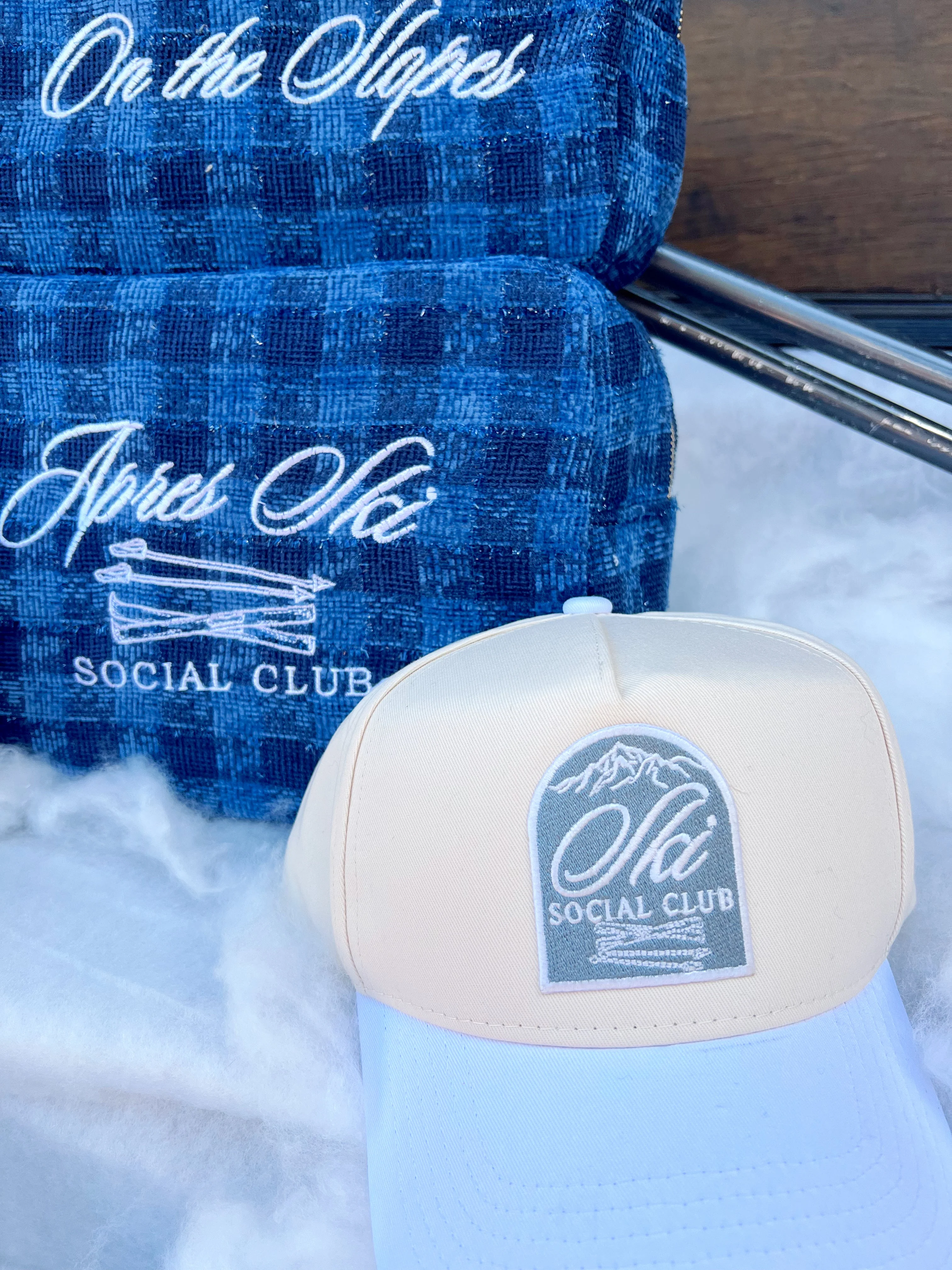 Ski Club - White Vintage Trucker Hat - Image 11