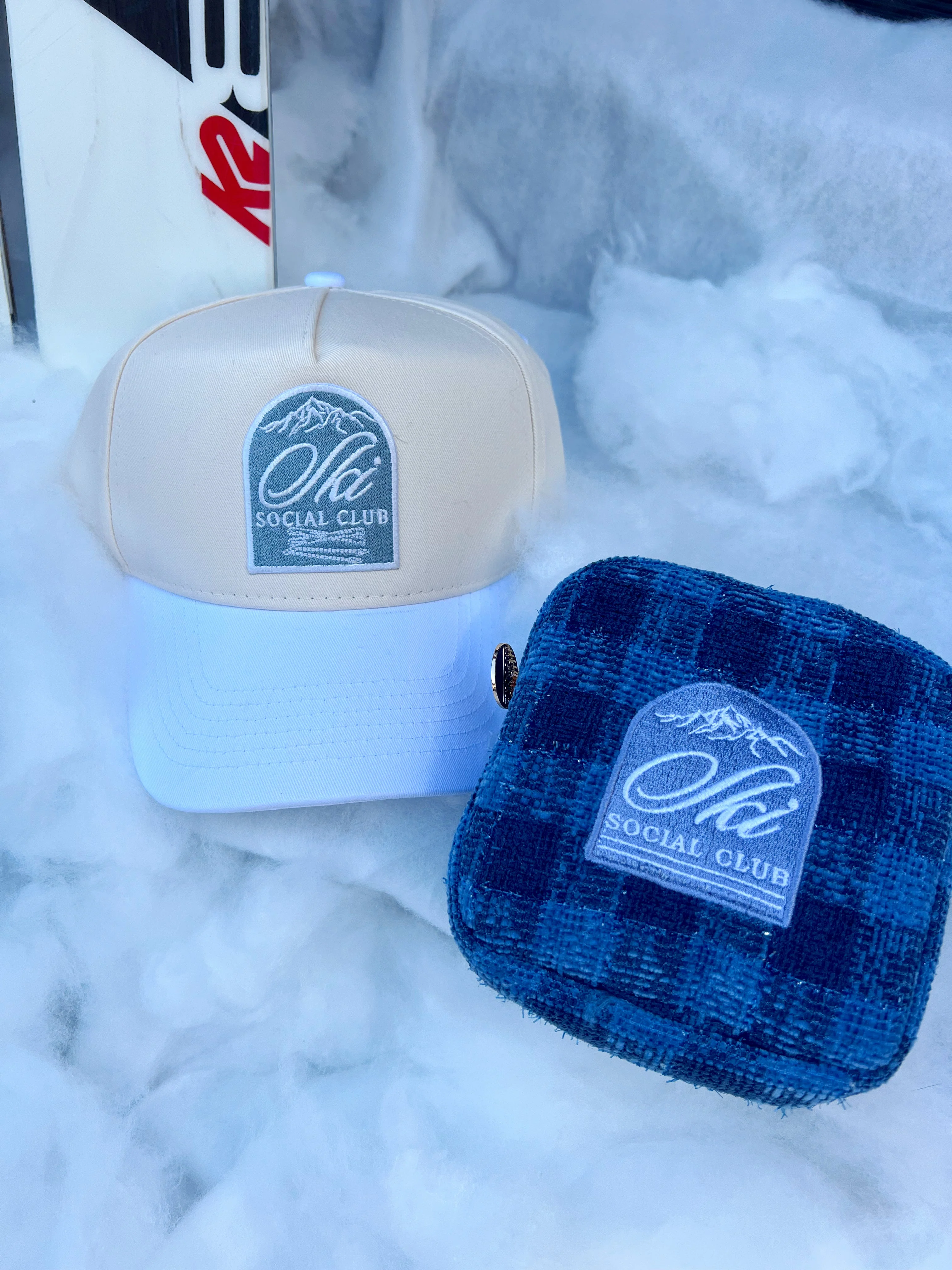 Ski Club - White Vintage Trucker Hat - Image 12