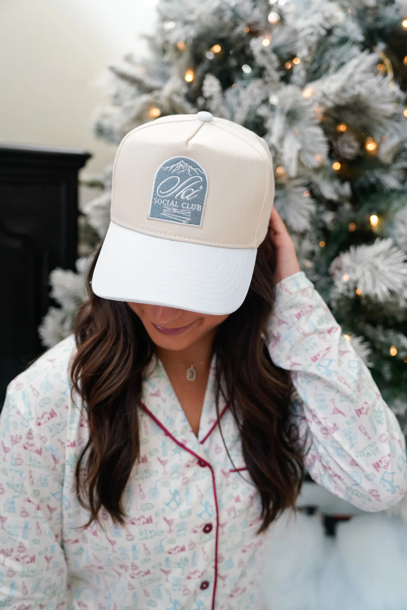Ski Club - White Vintage Trucker Hat - Image 4