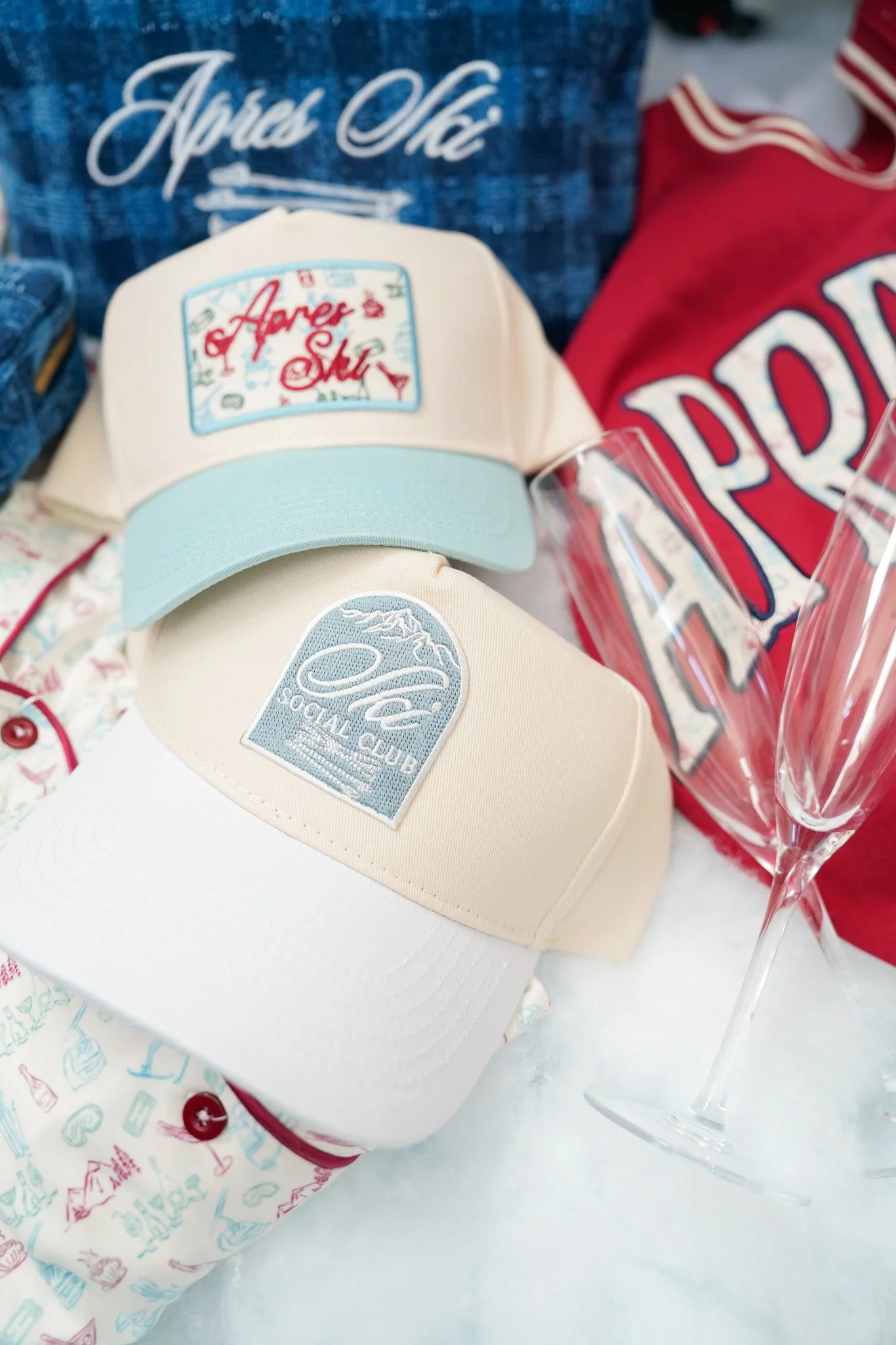 Ski Club - White Vintage Trucker Hat - Image 5