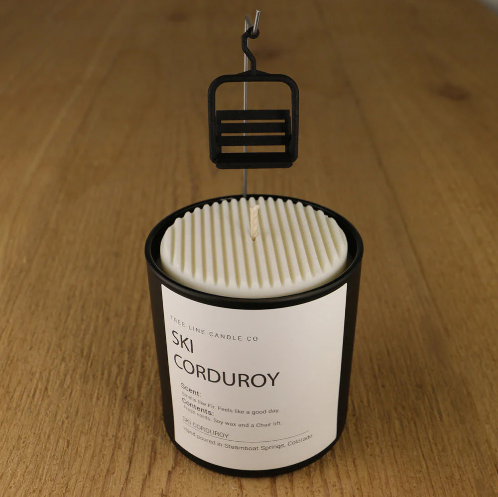 Ski Corduroy Candle - Image 2