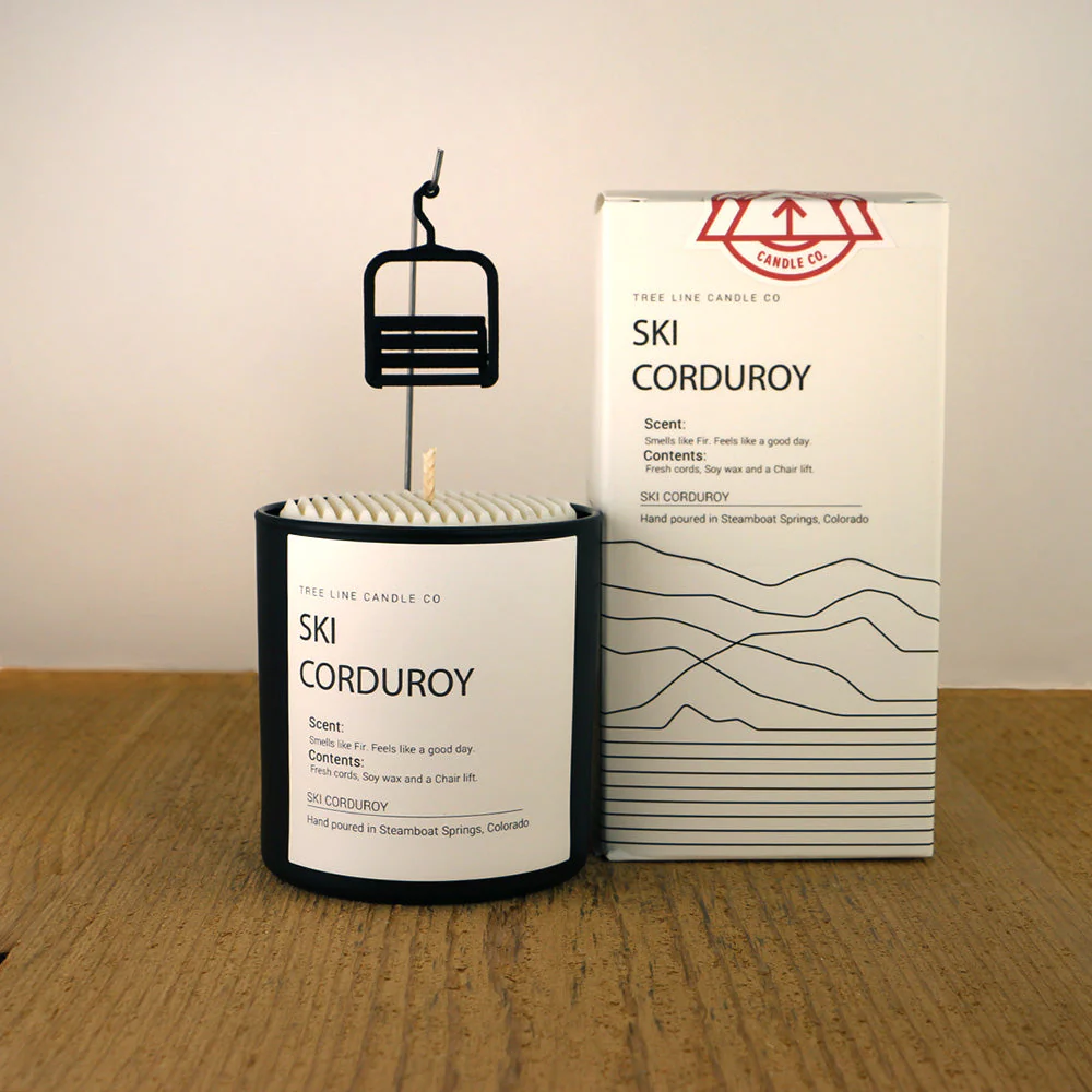 Ski Corduroy Candle - Image 3