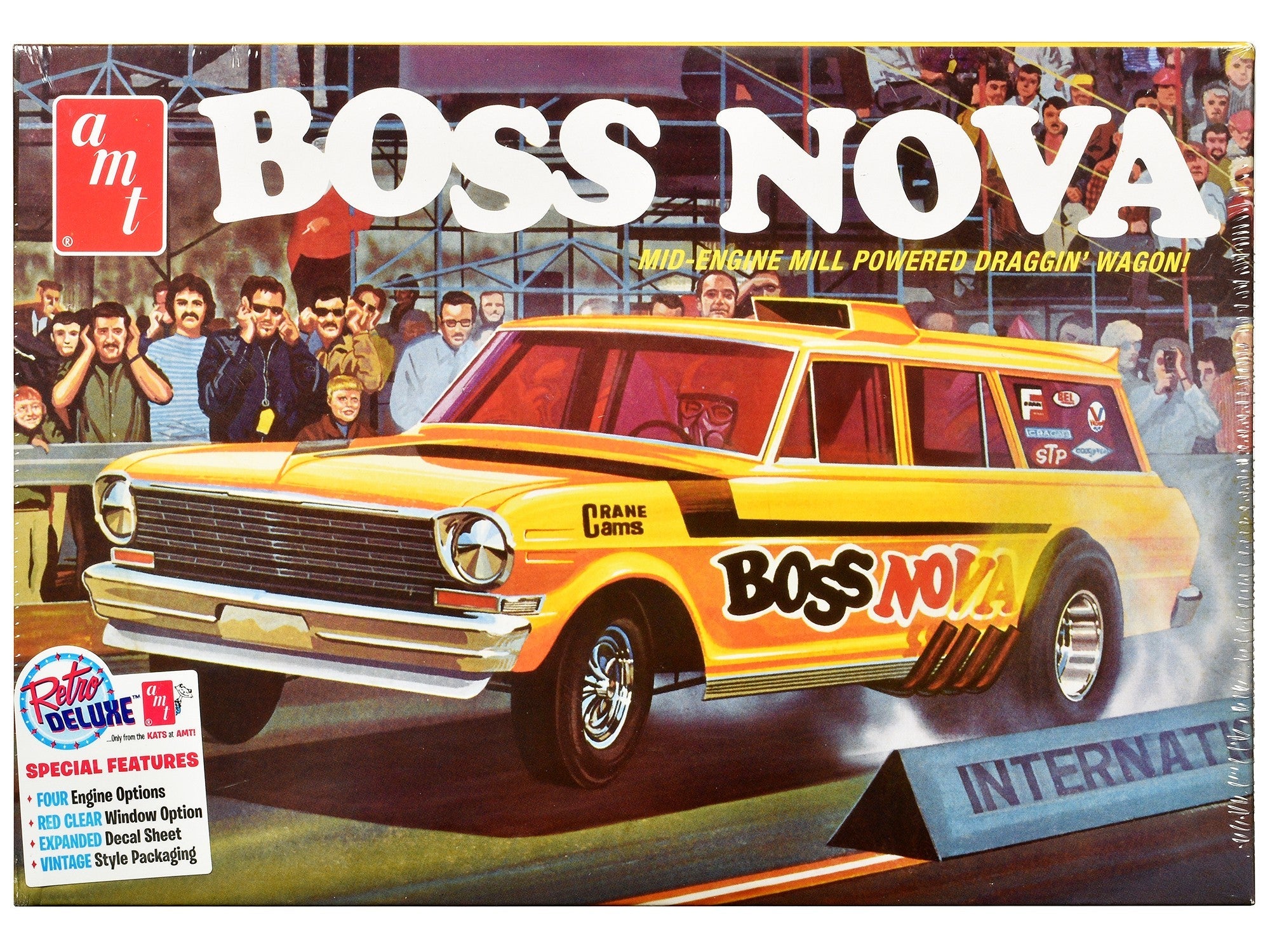 Skill 2 Model Kit Boss Nova Funny Car 1/25 Scale Model by AMT - Image 3