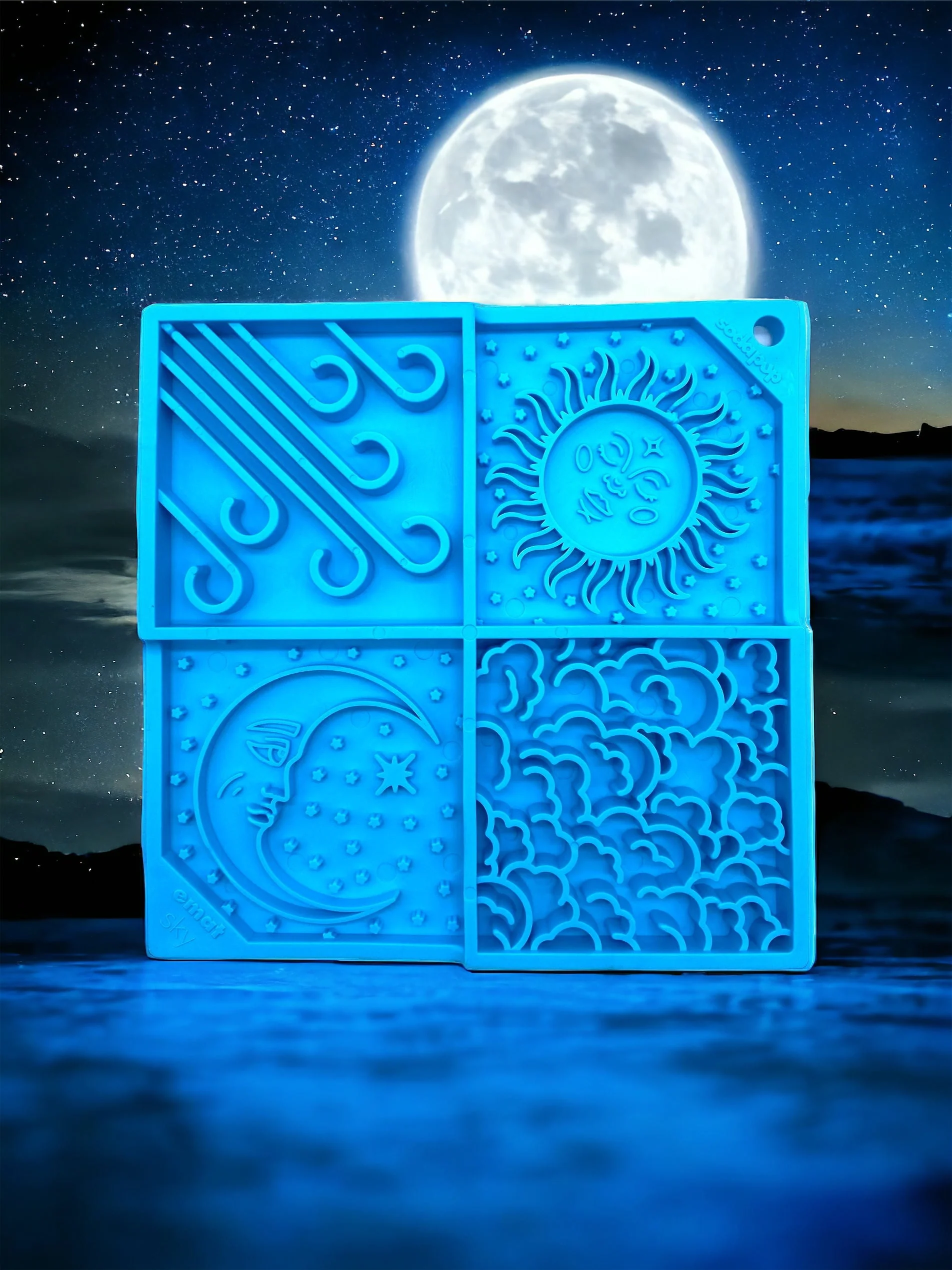 Sky eMat - Enrichment Lick Mat for Dogs and Cats | Celestial Design | SodaPup - Image 13