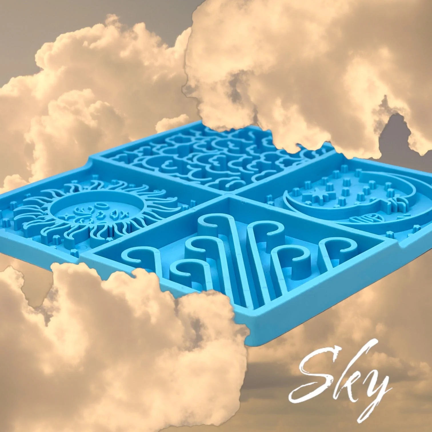 Sky eMat - Enrichment Lick Mat for Dogs and Cats | Celestial Design | SodaPup - Image 6