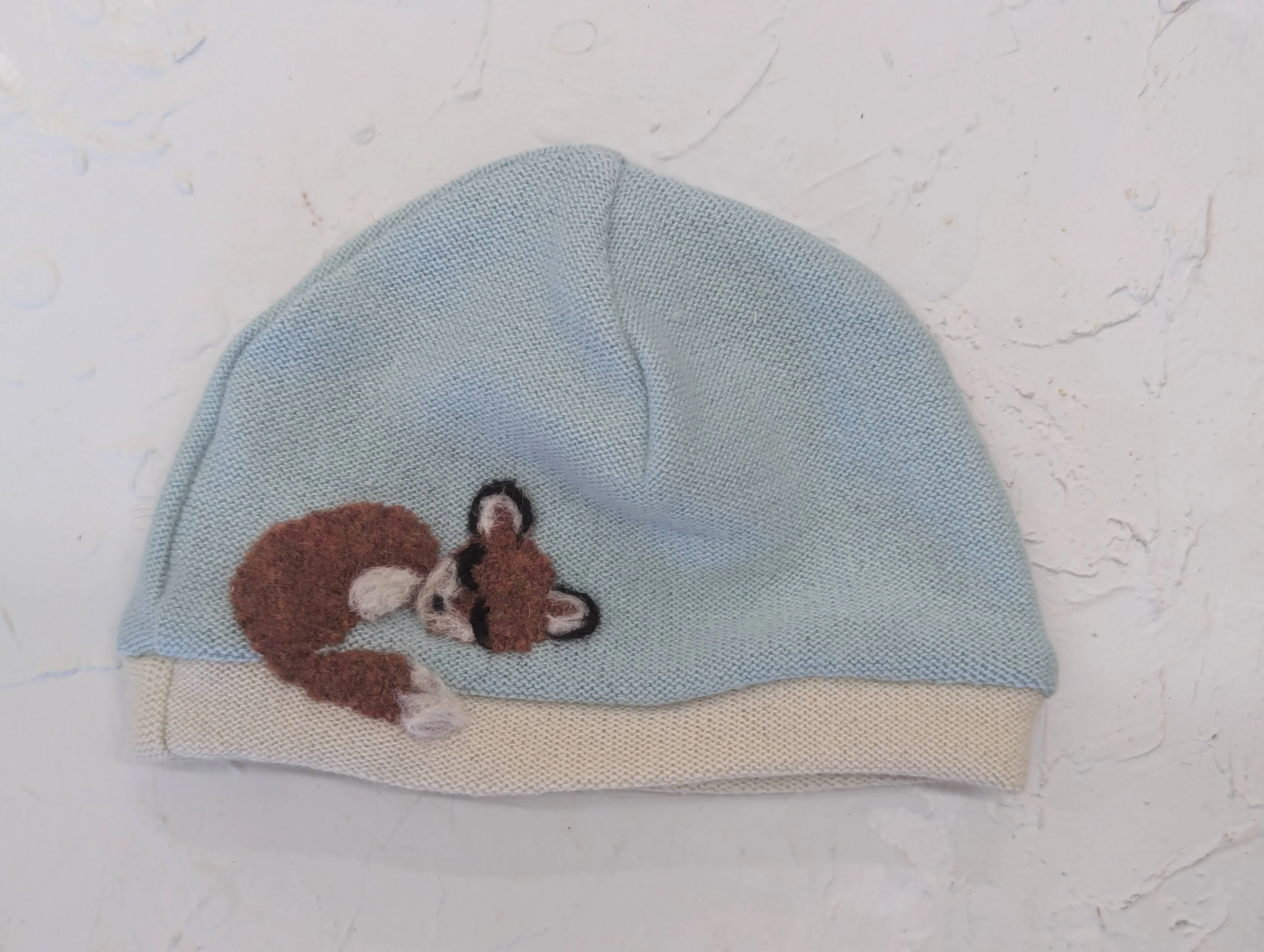 Sleeping Fox Cashmere Hat - Baby - Image 4