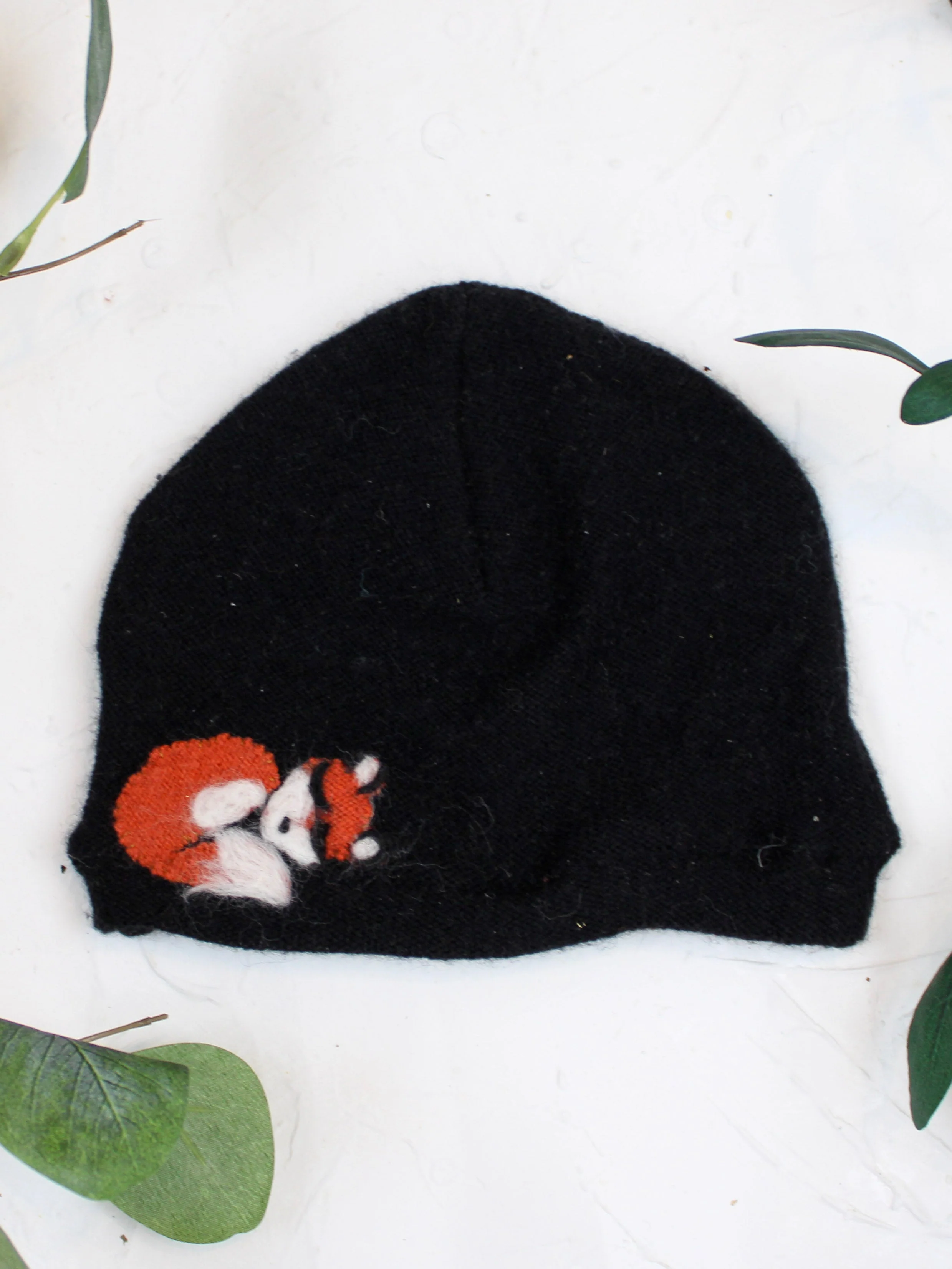 Sleeping Fox Cashmere Hat - Baby - Image 9