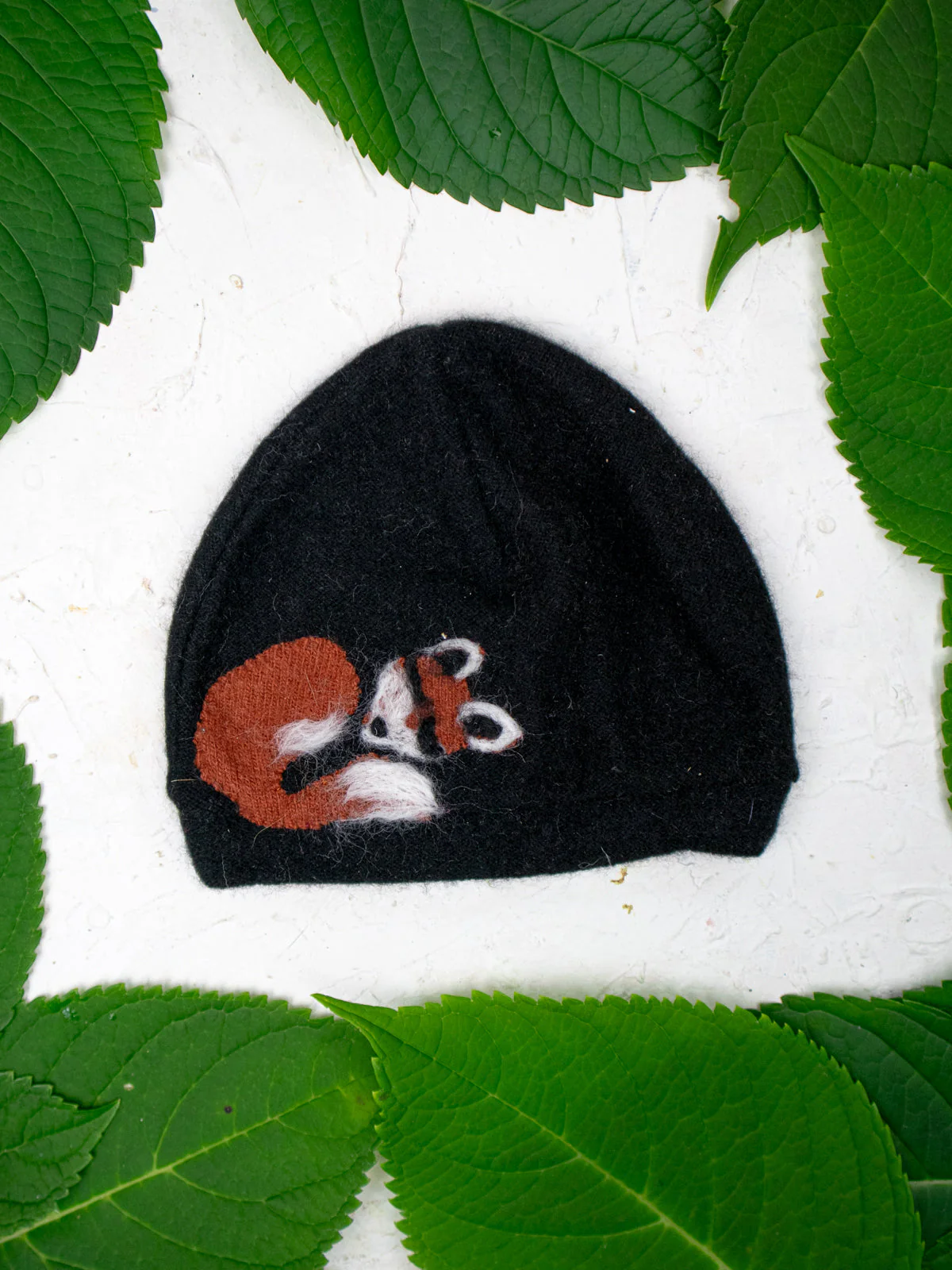 Sleeping Fox Cashmere Hat - Toddler - Image 4
