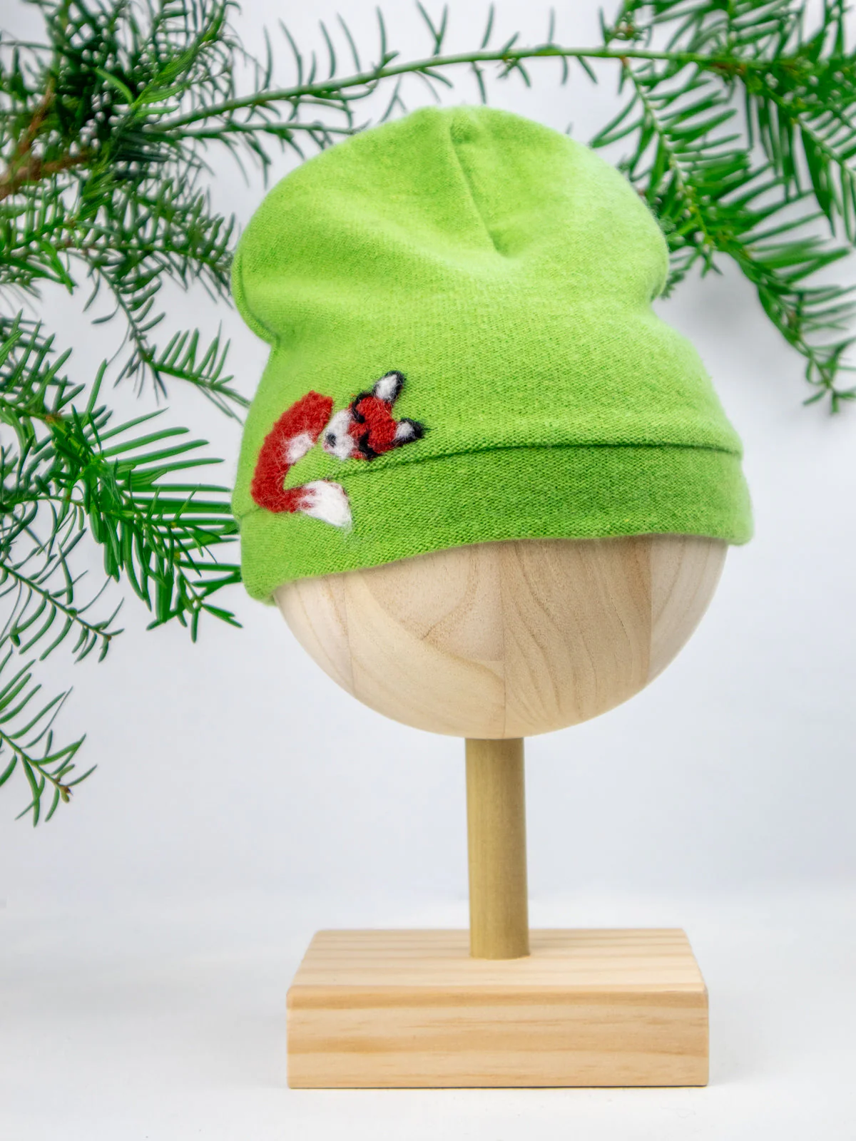 Sleeping Fox Cashmere Hat - Toddler - Image 5
