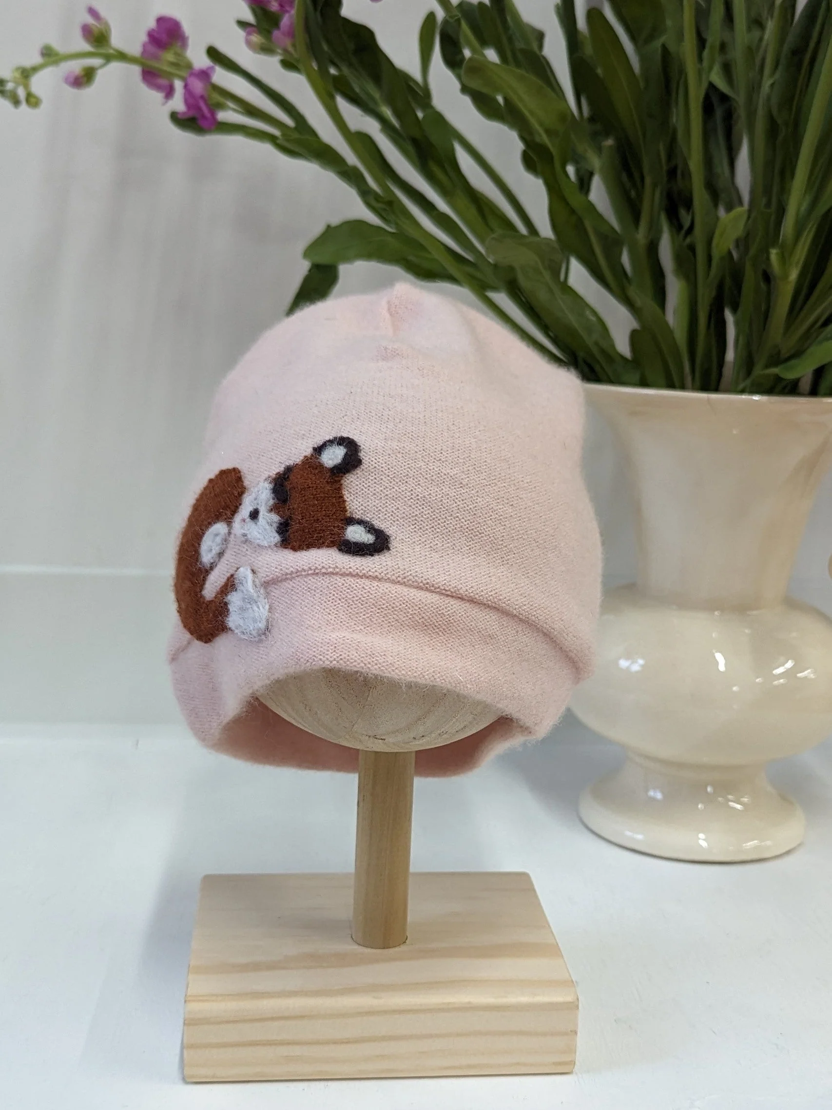 Sleeping Fox Cashmere Hat - Toddler - Image 8