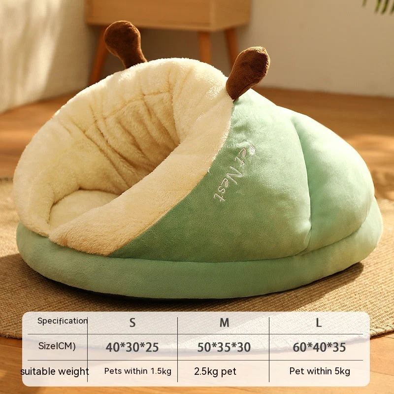 Slippers Shape Pet Warm Pet Bed - Image 10