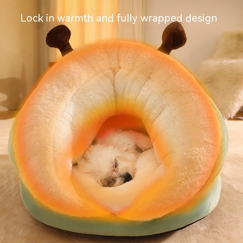 Slippers Shape Pet Warm Pet Bed - Image 2