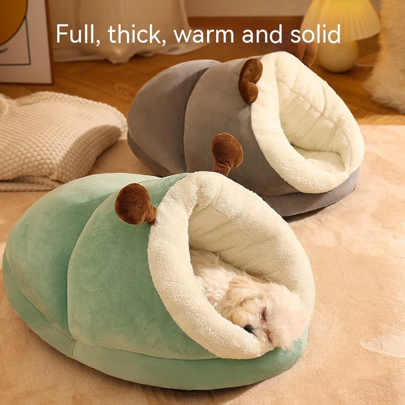 Slippers Shape Pet Warm Pet Bed - Image 5