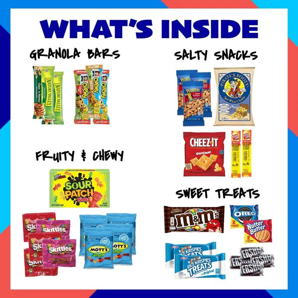 Small College Snack Box (30 Item Care Package) - Image 2