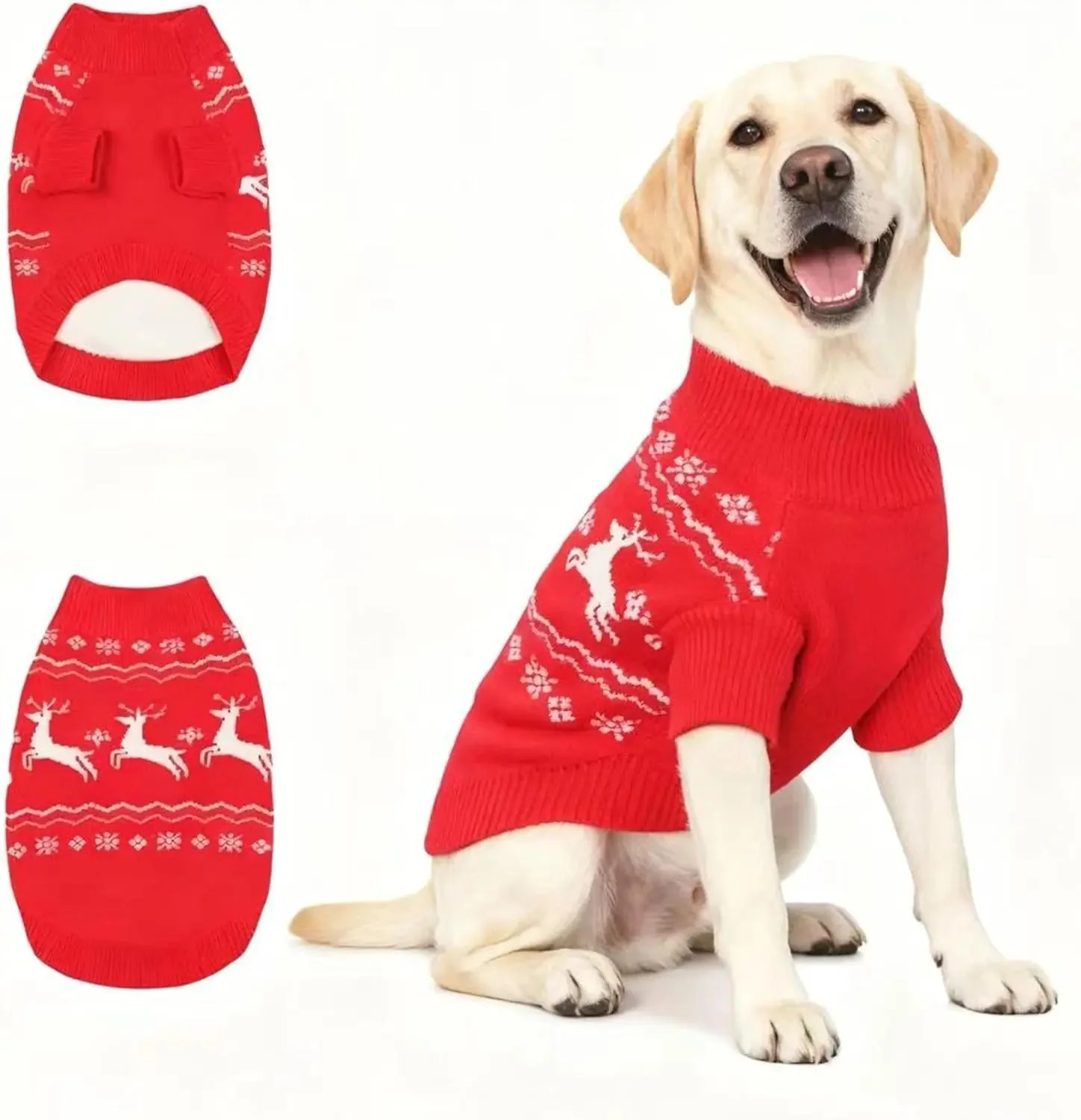 Small Dog Warm Turtleneck Cable Knit Sweater Thermal Pullover All Colors - Image 14